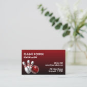 Bowling Visitekaartje (Staand voorkant)