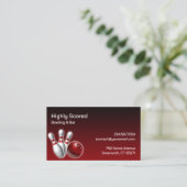 Bowling Visitekaartje (Staand voorkant)