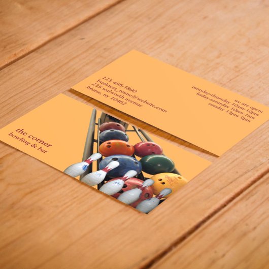 Bowling Visitekaartje