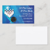 Bowling Visitekaartje (Voorkant / Achterkant)