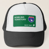 Bowling Volgende uitgang Trucker Pet (Voorkant)
