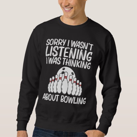 Bowling voor mannen Bowling game Bowler Player 9 Trui (Voorkant)