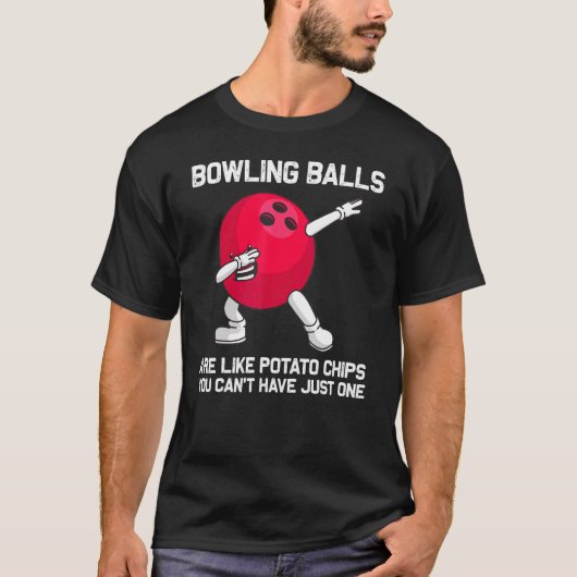 Bowling voor mannen Vrouwen Bowler Spelen sport T-shirt (Voorkant)