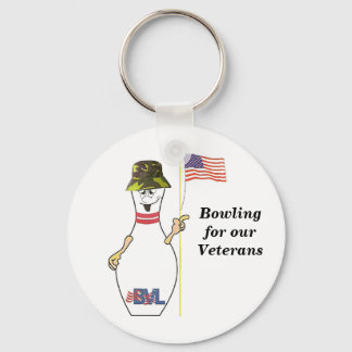 Bowling voor onze veteranen sleutelhanger