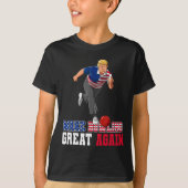 Bowling weer geweldig - Grappige Trump Bowling-acc T-shirt (Voorkant)