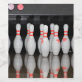 Bowling Wijn Etiket (Enkel label)
