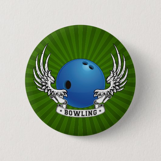 Bowling Wings Button (Voorkant)