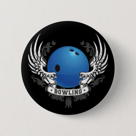 Bowling Wings Button (Voorkant)