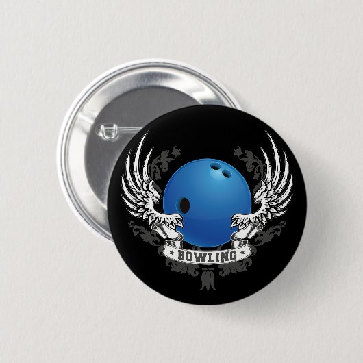 Bowling Wings Button (Voorkant /achterkant)