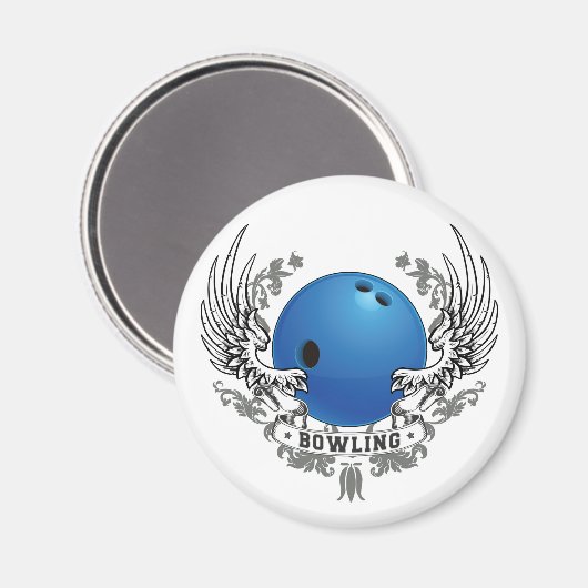 Bowling Wings Magnet (Voorkant / Achterkant)