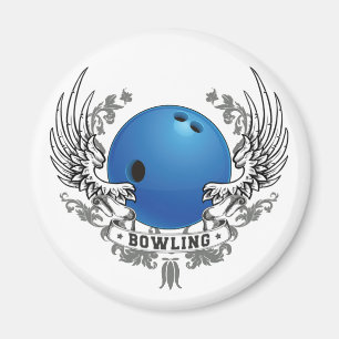 Bowling Wings Magnet