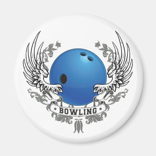 Bowling Wings Magnet (Voorkant)