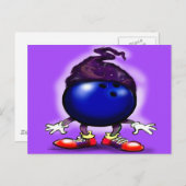 Bowling Wizard Briefkaart (Voorkant / Achterkant)