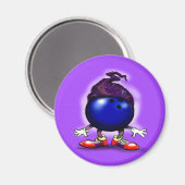 Bowling Wizard Magneet (Voorkant / Achterkant)