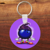 Bowling Wizard Sleutelhanger (Voorkant)