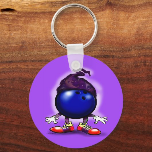 Bowling Wizard Sleutelhanger (Voorkant)