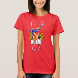 Bowling women's Sportkleding Pin-Up Girl Custom T- T-shirt