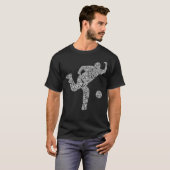 Bowling Word Art, Bowler Typografie T-shirt (Voorkant volledig)