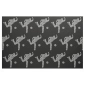 Bowling Word Art, Bowler Wordle Stof (Fat Quarter)