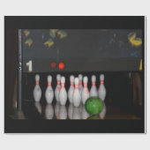 Bowling Wrapping Paper Cadeaupapier (Vlak)