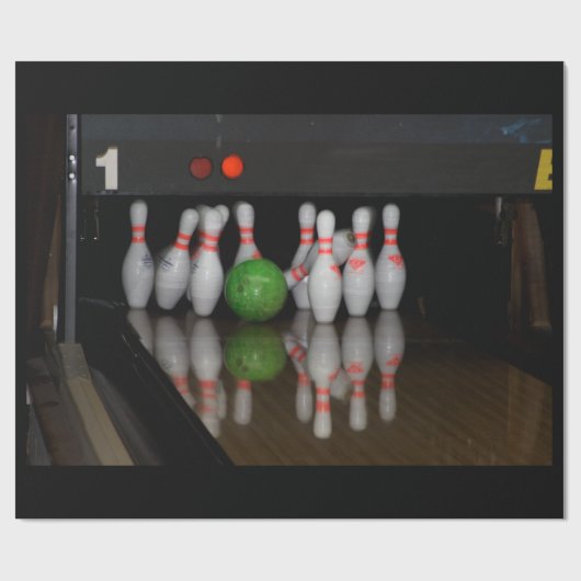Bowling Wrapping Paper Cadeaupapier (Vlak)