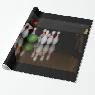 Bowling Wrapping Paper Cadeaupapier