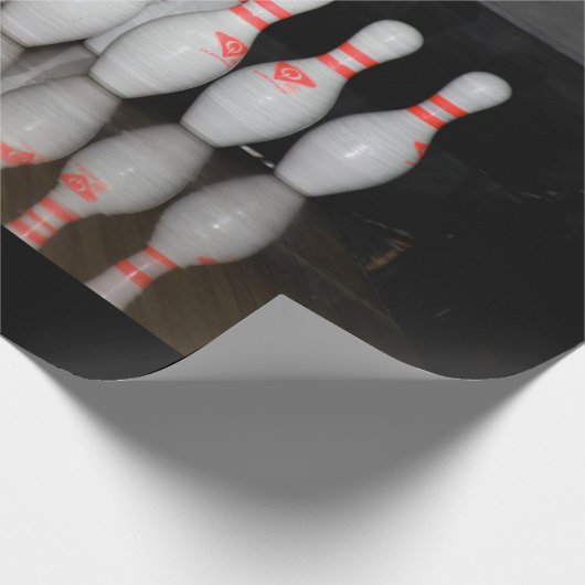 Bowling Wrapping Paper Cadeaupapier (Hoek)