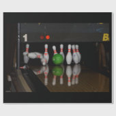 Bowling Wrapping Paper Cadeaupapier (Vlak)