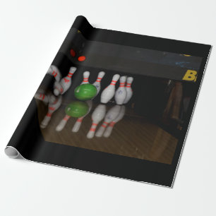 Bowling Wrapping Paper Cadeaupapier