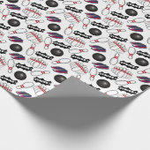 Bowling Wrapping Paper Cadeaupapier (Hoek)