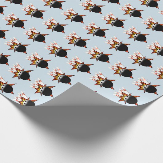 Bowling Wrapping Paper Cadeaupapier (Hoek)