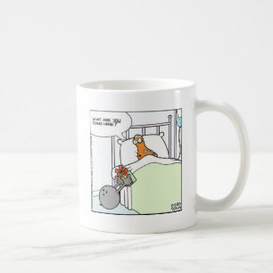 Bowling Ziekenhuis Grappige T-shirts Kaarten Mokke Koffiemok