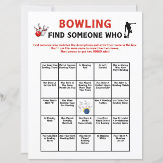 Bowling Zoek iemand die het spel speelt