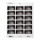 BowlingAdresetiketten Etiket (Full Sheet)