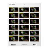 BowlingAdresetiketten Etiket (Full Sheet)