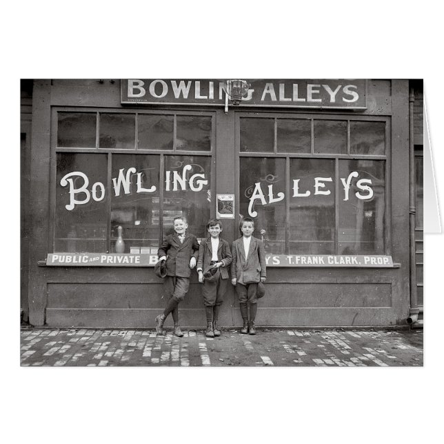 Bowlingbaan, 1911 (Voorkant Horizontaal)