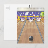 Bowlingbaan Briefkaart (Voorkant / Achterkant)