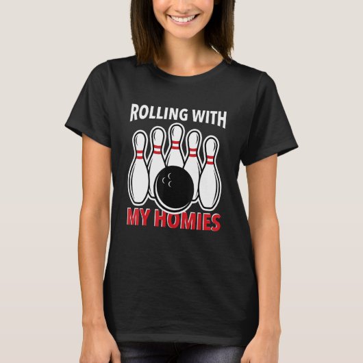 bowlingbaan gezegde 9 t-shirt (Voorkant)