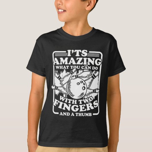 Bowlingbaan Pins Spare Strike 2 T-shirt (Voorkant)