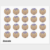 Bowlingbaan Ronde Sticker (Vel)
