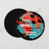 BOWLINGBAL, bowling, jongens verjaardagsfeestje Kaart (Voorkant / Achterkant)