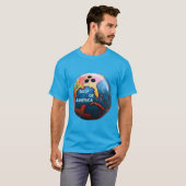 Bowlingbal die de Golf van Amerika vertegenwoordig T-shirt (Voorkant volledig)