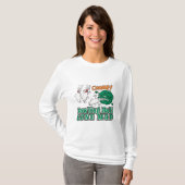 bowlingbal dolgedraaid t-shirt (Voorkant volledig)