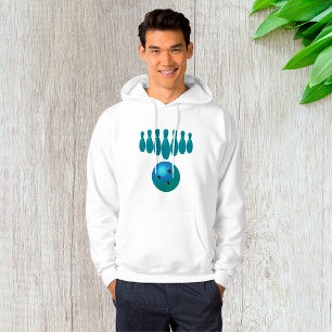 Bowlingbal en Pins Pret Sporten Hoodie