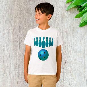 Bowlingbal en Pins Pret Sporten T-shirt