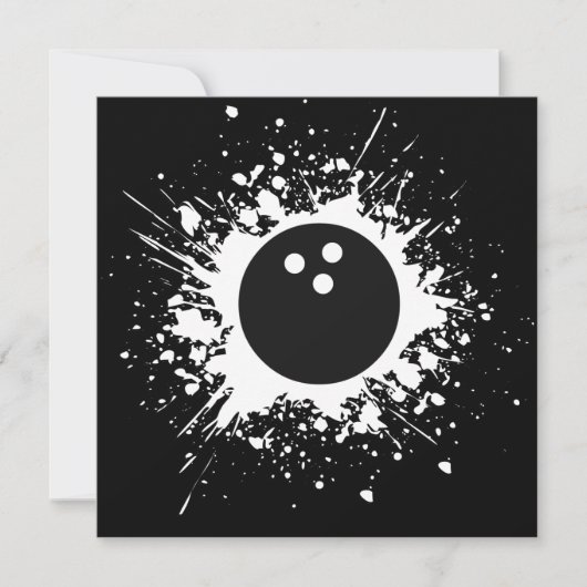 bowlingbal klatsj kaart (Voorkant)