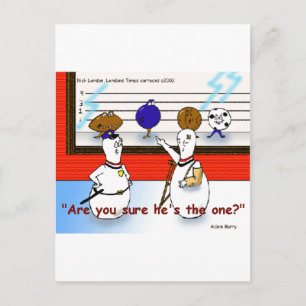 Bowlingbal Misdrijven Grappige Cadeaus & Verzamela Briefkaart