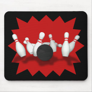 Bowlingbal & Pins: 3D Model: Muismat