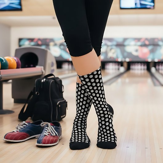 Bowlingbalpatroon sokken