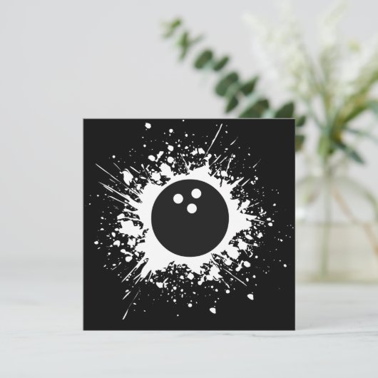 bowlingbalsplatz kaart (Staand voorkant)